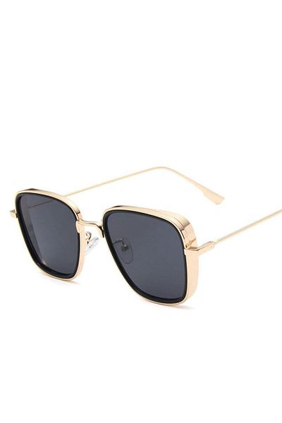 REDz Accessories Ochelari de soare, Retro SteamPunk, Protecție UV400, Auriu/Negru
