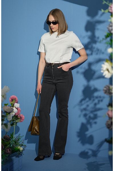Fatma Atasoy Flare Gri Jean