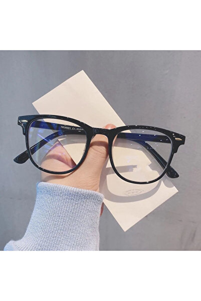 REDz Accessories Ochelari de protecție pentru calculator, formă ovală, lentilă transparentă, negri