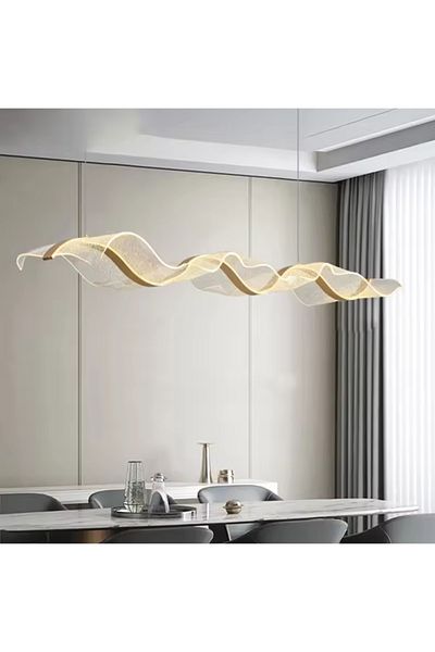 ZARAZA Wave acrylic chandelier