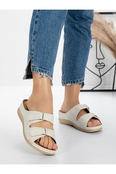 mei Women's Slippers with Low Sole 5GZ35 Beige | Mei
