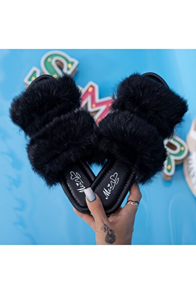 mei Women's Slippers LE208 Black (C11) Mei