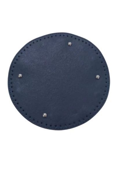 shopwave Bag Base Round 25 cm Navy Blue