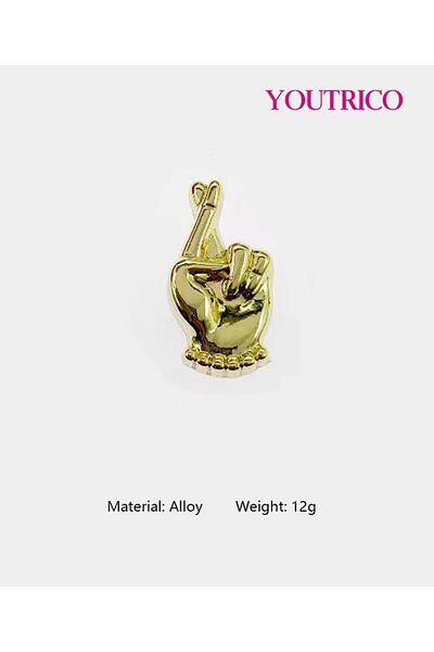 Youtrico 1pc New Metal Jibbitz Charm for Crocs - Slipper Ornament