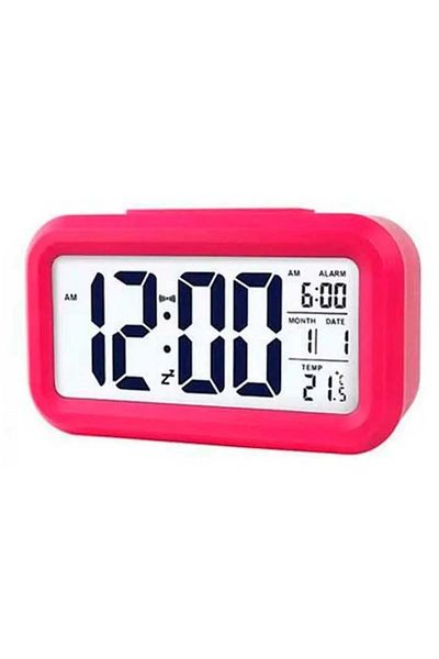 OEM LED digital clock, with alarm, thermometer and calendar, alarm snooze, light sensor