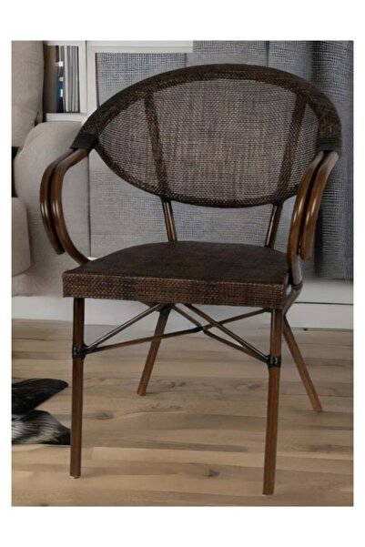 smart home كرسي قماش خيزران بتصميم أنيق ومتين للاستخدام الداخلي والخارجي