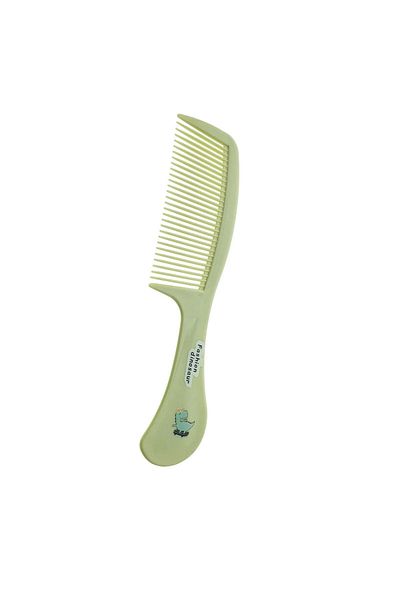 OEM Pieptan cu maner, pentru coafare si ingrijirea parului, lungime 21.5 cm, Fashion dinozaur