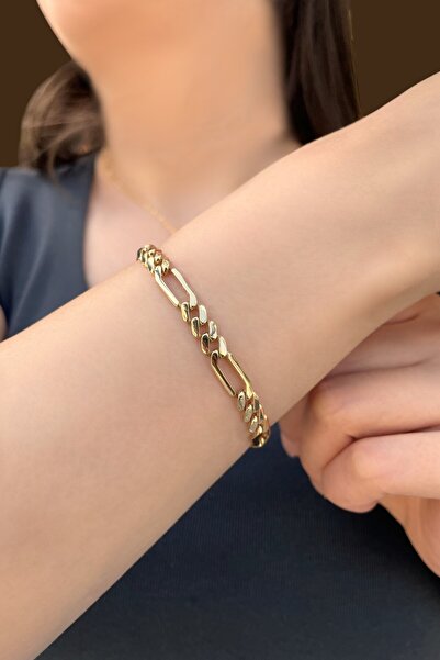 Altınaşkı Figaro Altın Bileklik