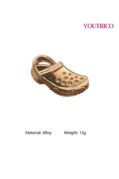 Youtrico 1pc New Metal Jibbitz Charm for Crocs - Slipper Ornament