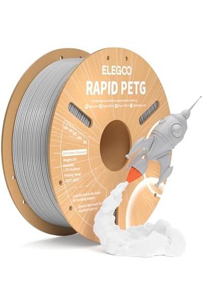 ELEGOO خيوط PETG سريعة الذوبان 1.75 مم رمادية 1 كجم
