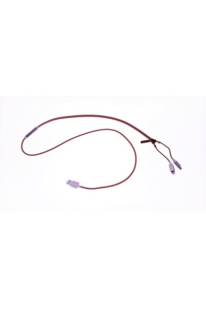 OEM Cablu incarcare - date microUSB , lightning mix color- zipper - CIUDMLZMC