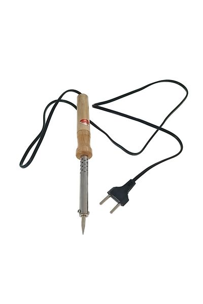 OEM Letcon type soldering gun, 60W, with wooden handle, 120cm cable