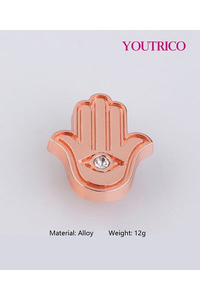 Youtrico 1pc New Metal Jibbitz Charm for Crocs - Slipper Ornament
