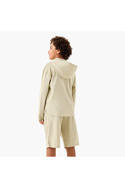 Juniors Hooded T-shirt and Shorts Set