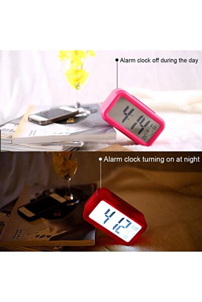 OEM LED digital clock, with alarm, thermometer and calendar, alarm snooze, light sensor