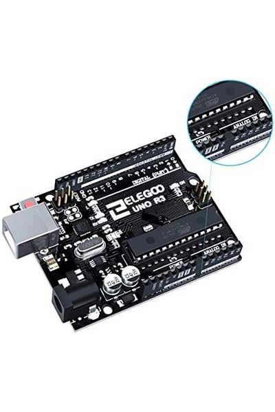 ELEGOO UNO R3 Board ATmega328P with USB Cable (Arduino-Compatible) for Arduino