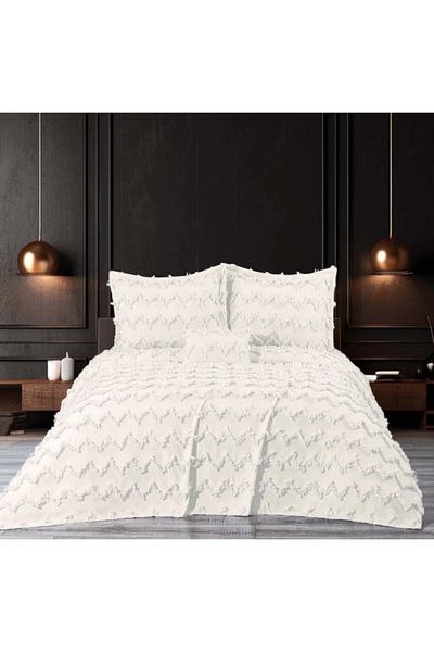 d'niss home touch of nature in your home Athena 4 Piece Double Pique Set