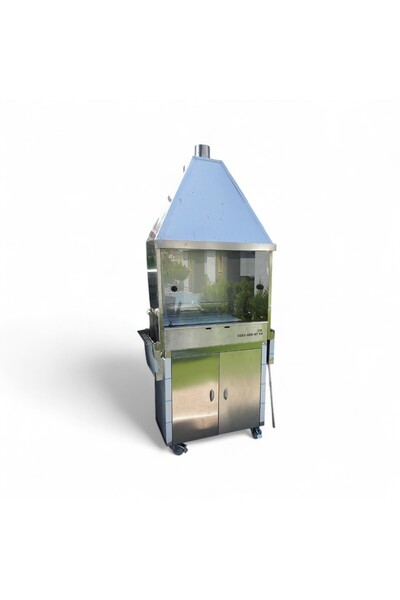 Kaan Coşkun Metal 40X75 DAVLUMBAZLI ISI CAMLI KROM MANGAL