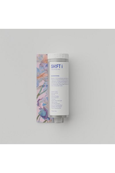 SHIFT Shower Filter - Blossom Scent | Natural Filtration & Purity in Every Drop. Suitable for regular showers and the first version of Shift.