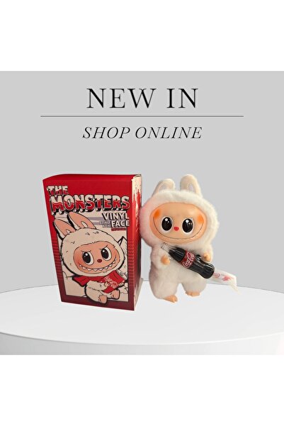 NO BRAND Figurină Labubu „The Monsters” cu Sticlă Coca-Cola – Edition Pufos