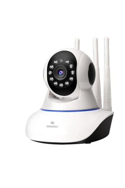 SMARTIC Baby monitor Camera Wireless V380IP, 3 antene 1080P, WiFi, NightVision, Aplicatie Telefon Mobil SMAR