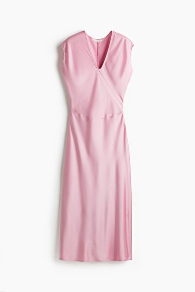 H&M Saten Elbise