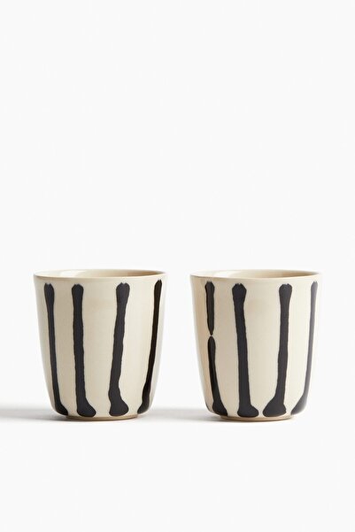 H&M 2’li Damlatma Sırlı Stoneware Kupa