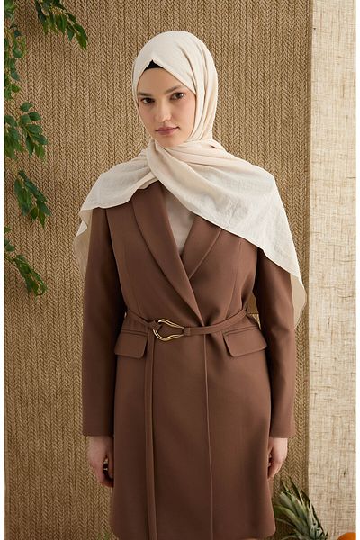 Fatma Atasoy Cotton Stone Aerobin Shawl