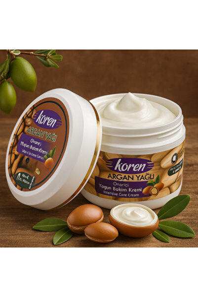 KOREN Argan Yağlı Yoğun Nemlendirici ve Onarıcı Krem | 150 ml