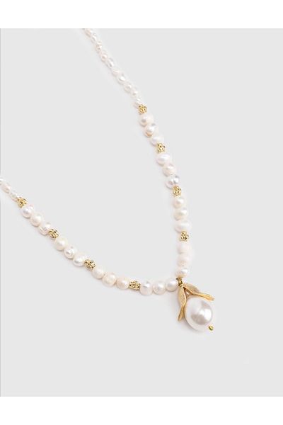 İLVİ Pamore White Women's Necklace
