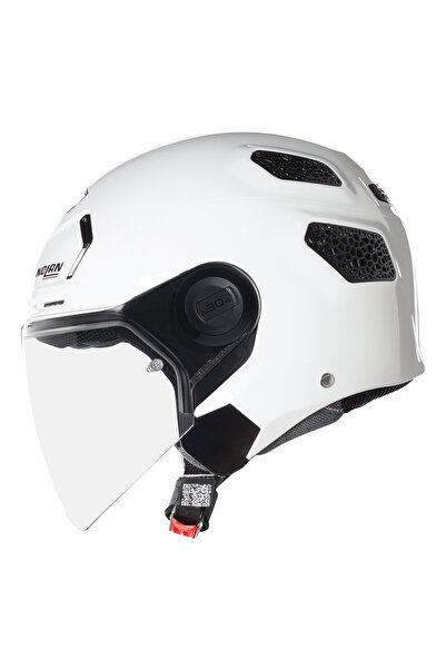 Nolan N30-4 T CLASSICO 305 CAMLI YARIM KASK METAL BEYAZ