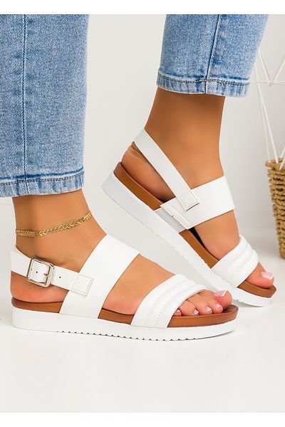 starlike Women's white sandals A018