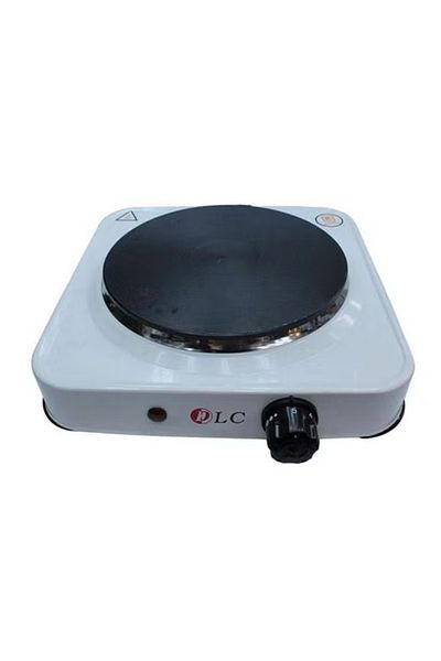 DLC Single Burner Electric Stove 800 White/Black