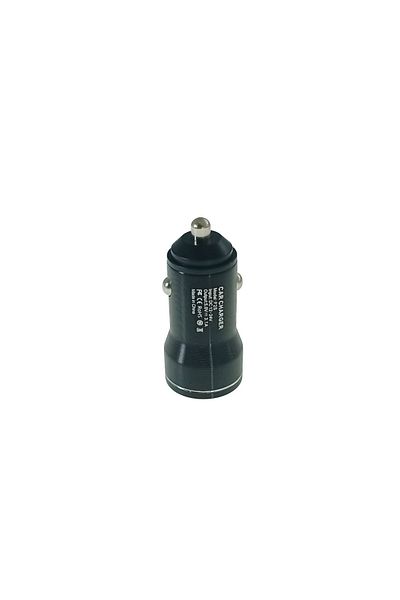 OEM Dual USB car charger 18W, Jellico F2S, DC 12-24V, black