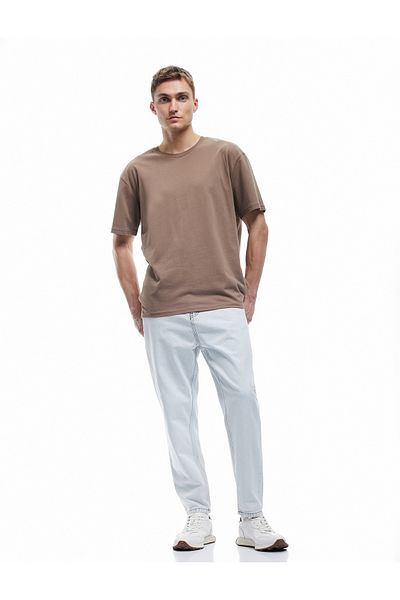 Koton Loose Straight Fit Τζιν Παντελόνι - Loose Straight Fit Τζιν
