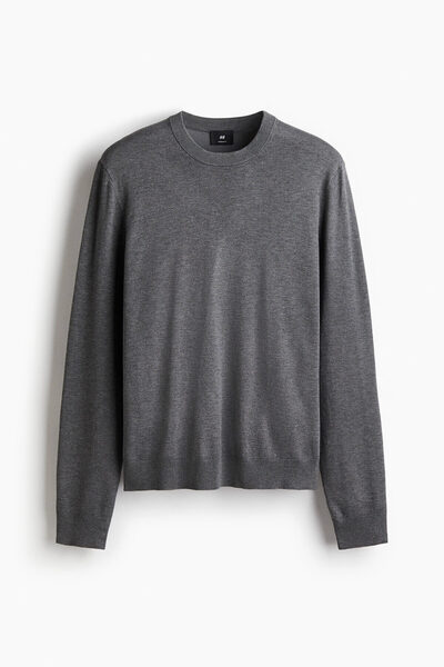 H&M İnce Triko Kazak Regular Fit