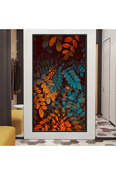 Marktna لوحة قماشية بتصميم مودرن مع برواز أسود مجوف