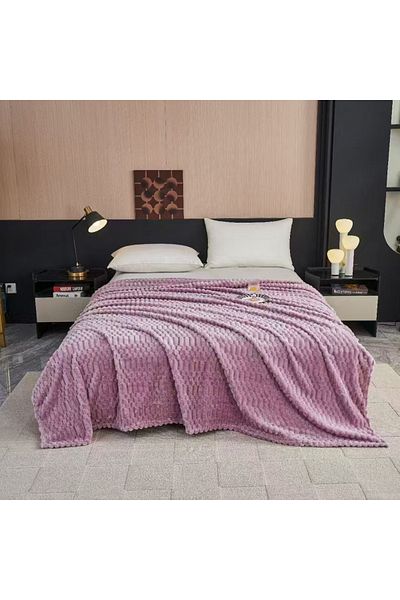 FIONNA.RO Patura Cocolino Uni Waffle Model - Purple