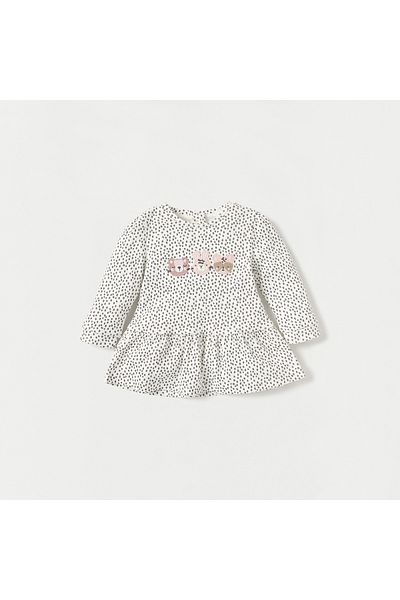 Juniors Applique Detail Long Sleeves T-shirt and Pyjama Set