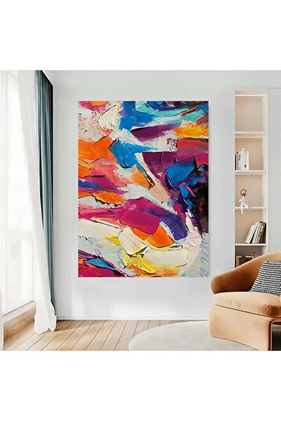 4gdran لوحة قماشية بتصميم الفن البوهيمي مع برواز خشبي مخفي