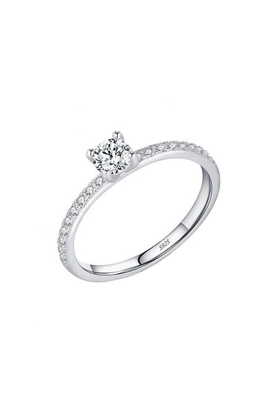OEM Inel de logodna cu diamant moissanit de 0.3 Kt