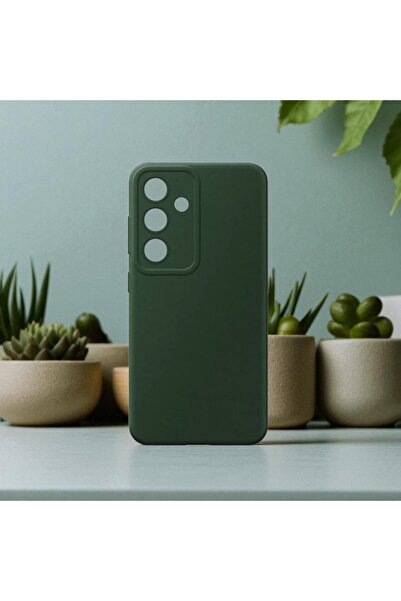 Gtech SET Silicone case + Transparent film, compatible with Samsung Galaxy A26, flexible, Green