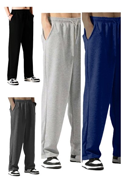 THE WHITE Pantaloni de trening de vară pentru bărbați, 4 piese