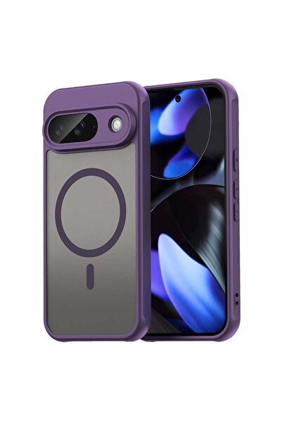 SKYDDAR INNOVATION Carcasă pentru Google Pixel 9, HaloFrost MagSafe II, rezis...