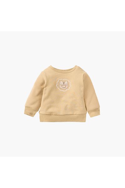 Juniors Lion Print Sweatshirt and Pyjama Set