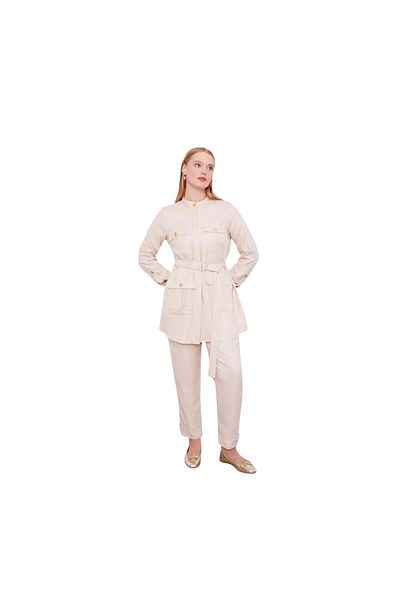 Levidor Judge Collar Pocket Detailed Double Suit