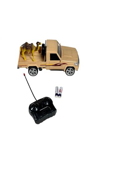 rexa Remote Control R/C Land Cruiser Pickup Model Transport Car with Camel For Kids