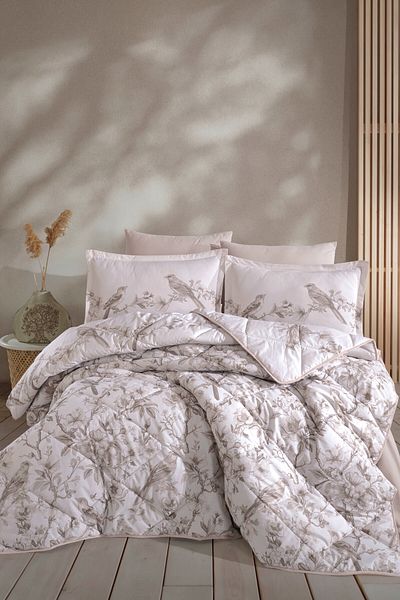 Clasy Ranforce 100% Cotton Sleeping Set Double Mevlin