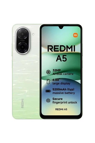 Xiaomi Telefon mobil Redmi A5, 64GB, 3GB RAM, 4G, încărcător 15W, verde lac