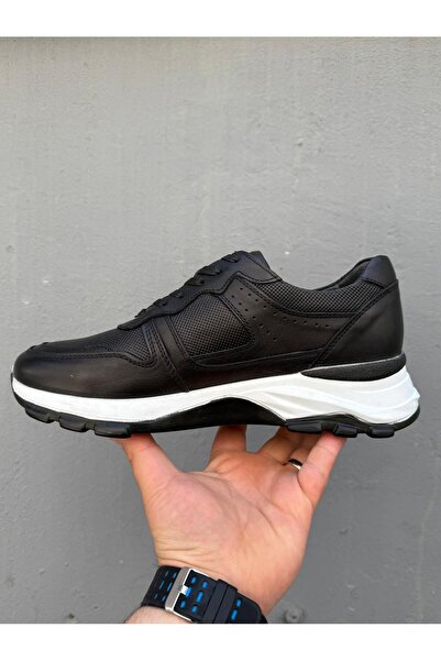 Neco %100 HAKİKİ DERİ YÜKSEK TABAN ERKEK SNEAKER, COMFORT İÇ TABAN 184